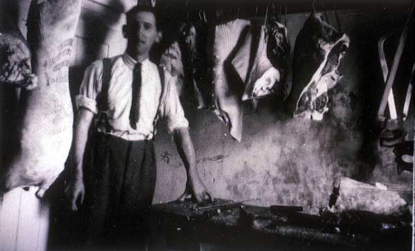 In the butcher's shop