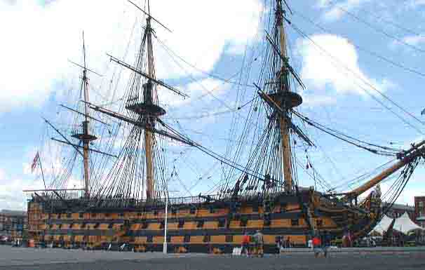 Admiral Hardy sailed on Nelson's ship flagship Victory