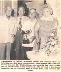 Press cutting 19th July, 1985 on the Flower & Produce Show