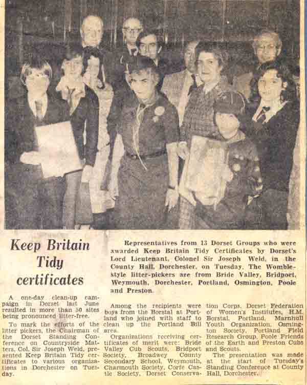 Cubs 'Keeping Britain Tidy' 1977