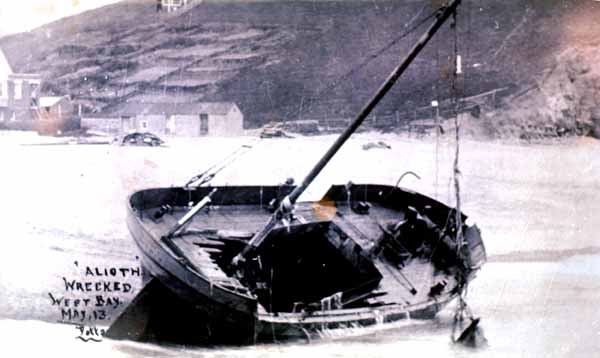 Alioth - a german boat shipwrecked on 13th May, 1923 