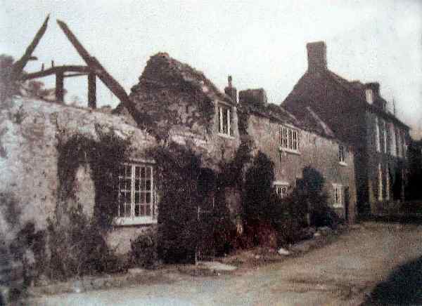 After cottage fire in 1927