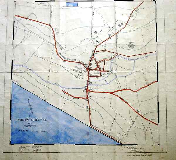 1923 map of Burton Bradstock