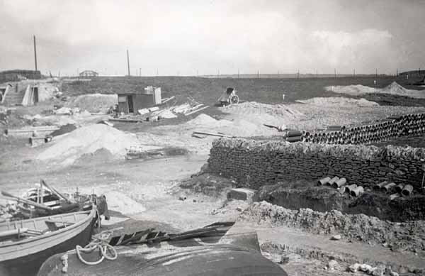 Construction of Beach Road