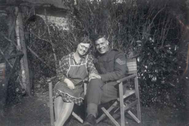 Mrs Gladys Gale with John Porter 