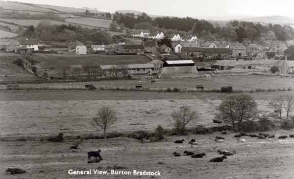 Northern view of the village c1954