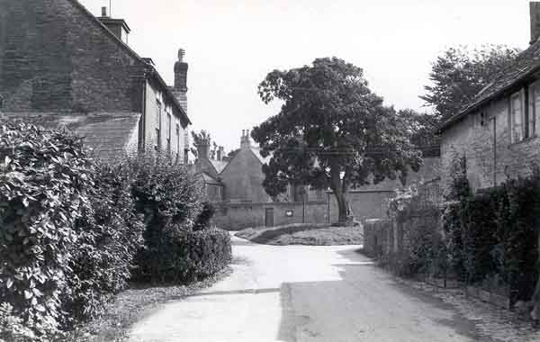 Looking towards the Village Green and the Rectory