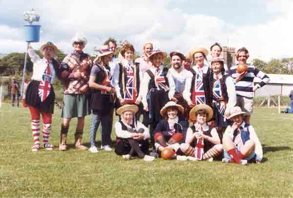 The team - Queen's Silver Jubilee (June 1977) in Burton Bradstock