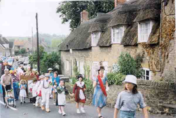 Procession up High Street