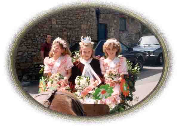 The last carnival in 1993. Alice Bryant, Katie Roscola and Sandra Harnett