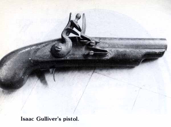 Isaace Gulliver's pistol