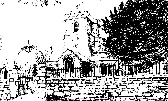 The Church of St Mary Burton Bradstoch by G Haybittle '82