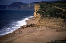 Rock fall at Burton Cliff