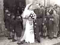 Celia·s parents moving off to their reception