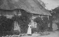 Mother Mabel Coombs née Tayler at cottage opposite the school 