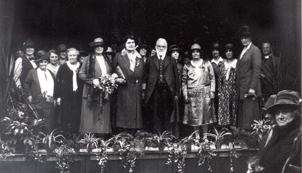 THE OPENING OF THE WOMEN'S INSTITUTE HALL, BURTON BRADSTOCK 1931 
