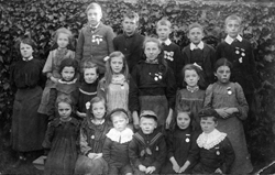 Sunday School group - they had just been awarded their School Badges