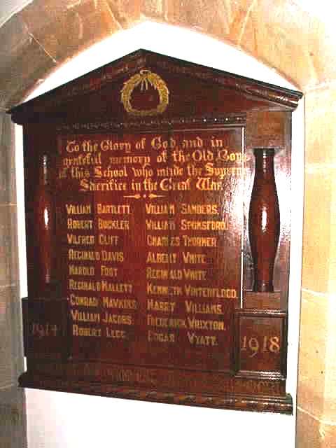 ROLL OF HONOUR, 1939-1945