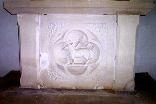 The Portland stone altar could be more modern than 19C, possibly sometime in the 20C