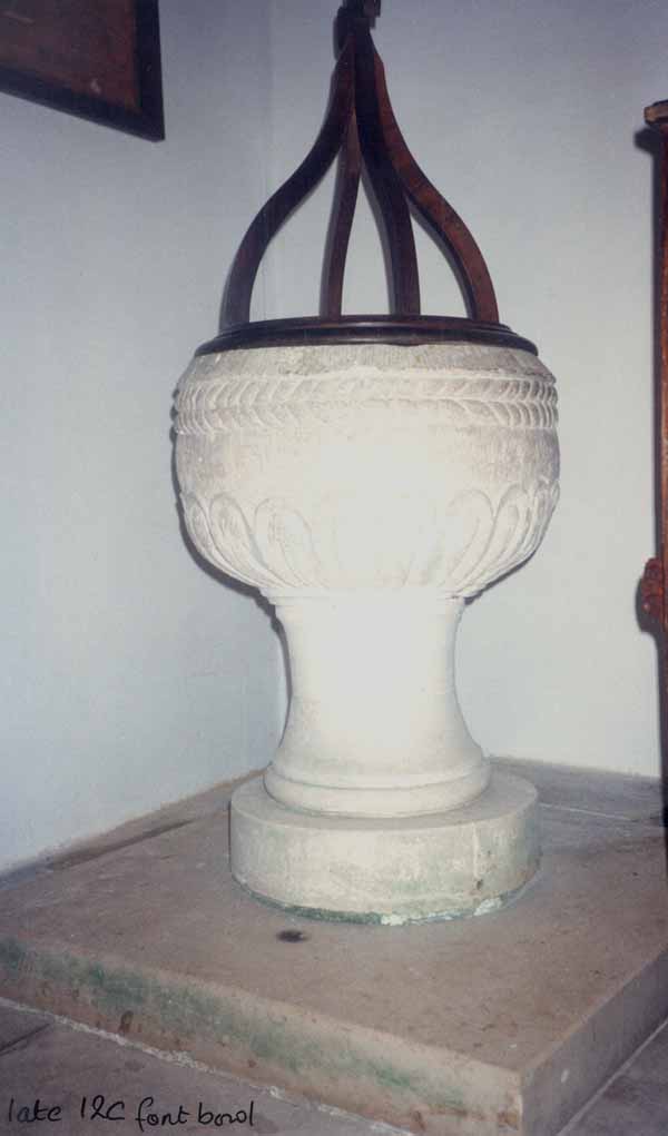 The font is late 12C, on a modern stem and base.