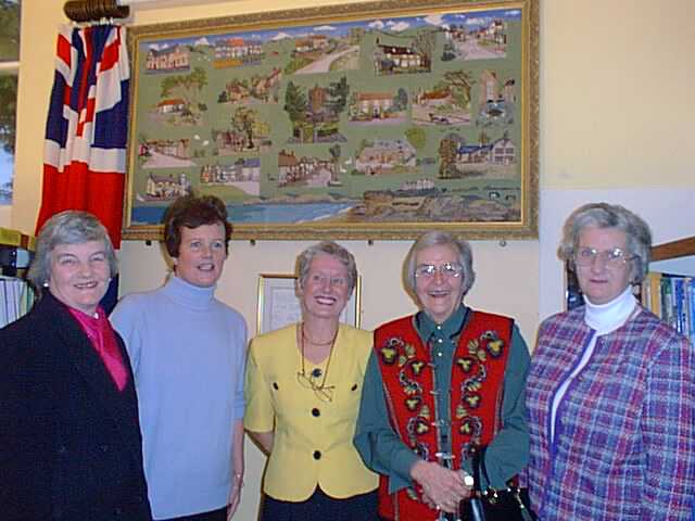 Millennium Tapestry at the unveiling