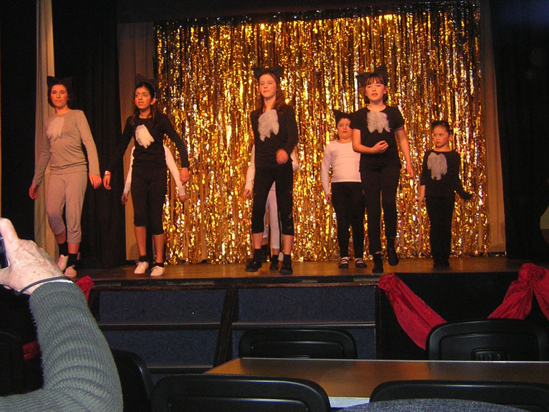 The youngsters as "Aristocats"